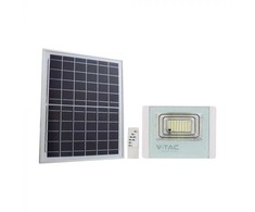 V-tac 40W LED prožektorius su saulės baterija, baltas, 6400K