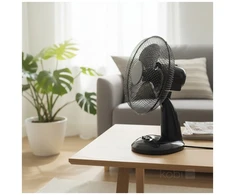 40W stalinis ventiliatorius VIENTO, juodas 3 greičių