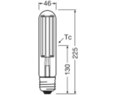 Osram 41W LED lemputė NAV, E40, skaidri, 2700K