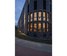 Pakabinamas šviestuvas Bikuvalt 42W LED sieninis fasado šviestuvas BIG THEO WALL, antracito sp., 3000K, šviečia į viršų ir į apačią
