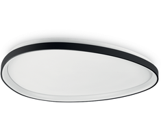 42W LED lubinis šviestuvas GEMINI, juodas, 4000K, 372105