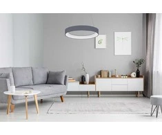 Lubinis šviestuvas 42W LED pakabinamas šviestuvas CHIARA, pilkas, 3000K