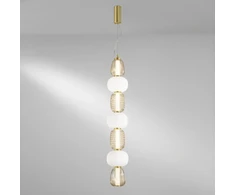 42W LED pakabinamas šviestuvas TOTEM, aukso sp., 3000K