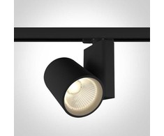 42W LED šviestuvas į bėgelius, juodas, 3000K, 65614NT/B/W