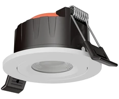 4,3/6W LED įleidžiamas pakreipiamas šviestuvas COMBO ADJUST, baltas, 2700/3000/4000K, IP65, dimeriuojamas