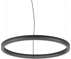 43W LED pakabinamas šviestuvas CROWN, juodas, 3000K, 365015