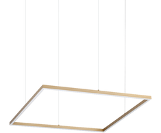 44W LED pakabinamas šviestuvas ORACLE SLIM, žalvario sp., 3000K, 370484