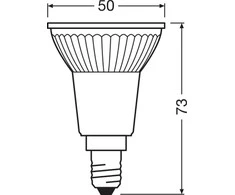 Ledvance 4,5W LED lemputė, E14, 2700K