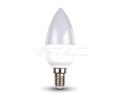 V-tac 4,5W LED lemputė, E14, žvakės formos, 6500K