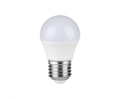 V-tac 4,5W LED lemputė, G45, E27, 6500K, 3vnt. pakuotėje
