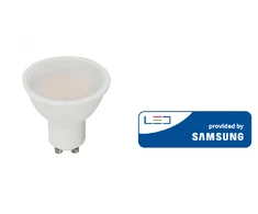 4,5W LED lemputė, GU10, 100°, 4000K, SAMSUNG LED chip