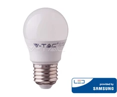 4.5W LED lemputė, G45, E27, termoplastikas, 6400K, SAMSUNG LED chip
