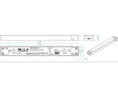 45W LED maitinimo šaltinis GTPC SLIM, 12V, IP20