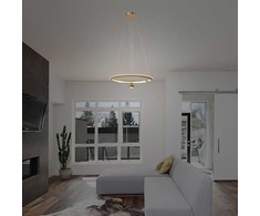 V-tac 45W LED pakabinamas šviestuvas, aukso sp., 3000K