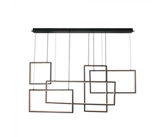 V-tac 45W LED pakabinamas šviestuvas, juodas, 3000K, dimeriuojamas