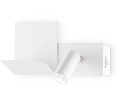 Ideal Lux Sieninis šviestuvas Komodo-2 Ap Bianco