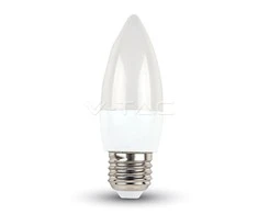 V-tac 4,5W LED žvakės formos lemputė, E27, 3000K