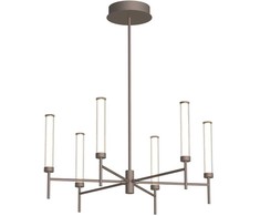 46W LED pakabinamas šviestuvas, rudas, 3000K, dimeriuojamas, 25448