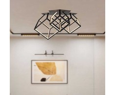 Lubinis šviestuvas V-tac 46W LED paviršinis šviestuvas, juodas, 3000K, dimeriuojamas