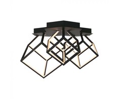 Lubinis šviestuvas V-tac 46W LED paviršinis šviestuvas, juodas, 3000K, dimeriuojamas
