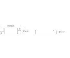 50W LED maitinimo šaltinis, 650-1400mA, IP20, 89048