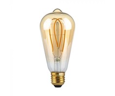 V-tac 4,8W LED filamentinė lemputė, ST64, E27, gintaro sp., 1800K