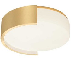 48W LED lubinis šviestuvas, aukso sp., 3000/4000/6000K, dimeriuojamas