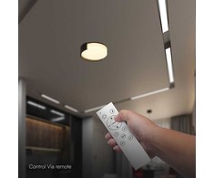 48W LED lubinis šviestuvas, juodos sp., 3000/4000/6000K, dimeriuojamas