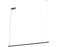 48W LED pakabinamas šviestuvas CRISP, juodos sp., 3000K, dimeriuojamas, 01-4703
