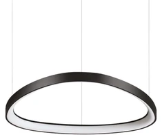 Ideal Lux 47W LED pakabinamas šviestuvas GEMINI, juodas, 3000K, dimeriuojamas, 304694