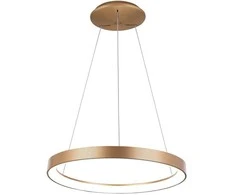 Italux 48W LED pakabinamas šviestuvas VICO, aukso sp., 3000/4000K, dimeriuojamas