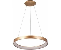 Italux 48W LED pakabinamas šviestuvas VICO, aukso sp., 3000/4000K, dimeriuojamas
