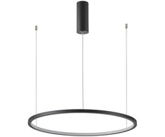 Italux 48W LED pakabinamas šviestuvas VINOLA, juodas, 3000/4000K