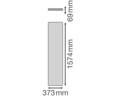 Ledvance 48W LED panelė PL SF, balta, 3000/4000K, 1574x373mm, DALI, UGR19