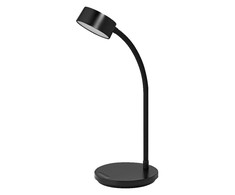 4,8W LED stalo šviestuvas OFFICE LINE USB, juodas, 3000/4000/6500K, dimeriuojamas