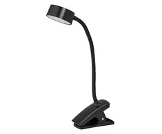 4,8W LED stalo šviestuvas OFFICE LINE USB, juodas, 3000/6500K, dimeriuojamas