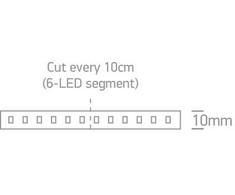 4,8W/m LED juosta, 3000K, 15m ritė, 7820WL/W