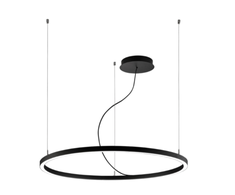 48W pakabinamas šviestuvas VERDI, Ø90cm, 3000K, juodas, 4224100