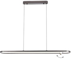 49W LED pakabinamas šviestuvas VALERIA, šlifuotos pilkos sp., 3000K, 4336800
