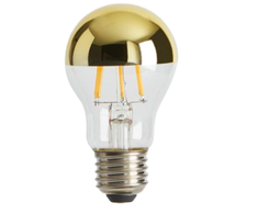 4W LED lemputė, E27, aukso sp., 2700K, dimeriuojama