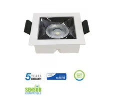 4W įleidžiamas šviestuvas, 4000K, baltas, SAMSUNG LED CHIP, 38° šviesos kampas.