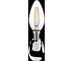 4W LED lemputė E14, 3000K, skaidri, 101224