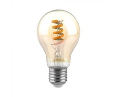 V-tac 4W LED filamentinė lemputė, E27, A60, gintaro sp., 1800K