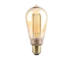 V-tac 4W LED filamentinė lemputė, ST64, E27, gintaro sp. stiklu, 1800K