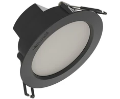 4W LED įleidžiama panelė DOWNLIGHT IP44 GEN2, juoda, 6500K, 100°