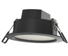 Ledvance 4W LED įleidžiama panelė DOWNLIGHT IP44 GEN2, juoda, 4000K, 100°