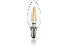 4W LED lemputė E14, 3000K, skaidri, 101224