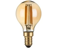 Italux 4W LED lemputė, E14, gintaro sp., 2200K, dimeriuojama