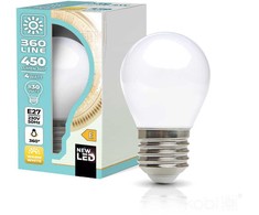 4W LED lemputė FMB, E27, balta, 3000K, 360°