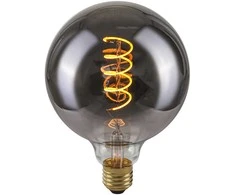 Italux 4W LED lemputė, G125, E27, dūmų sp., 2200K, dimeriuojama
